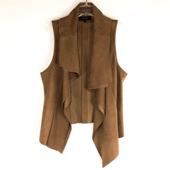 Karen Kane Jackets & Blazers - Karen Kane Beautiful Camel Faux Suede Vest S